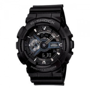 卡西欧 G-SHOCK 黑武士 潮流双显手表 ga110-1b