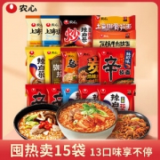 农心 拉面组合 15袋13味 全家福 劲道不油腻