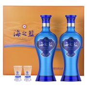 洋河 蓝色经典 海之蓝 42度 棉柔浓香白酒 480ml*2瓶