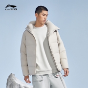 LI-NING 李宁 AYMR377 男款连帽鸭绒羽绒服