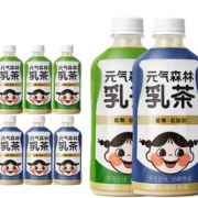 元气森林 乳茶组合装（茉香味450ml*3瓶+原味450ml*3瓶）