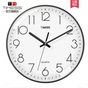 TIMESS 钟表挂钟免打孔 10英寸