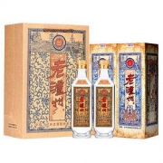 PLUS会员：LUZHOULAOJIAO 泸州老窖 老泸州（珍藏版）52度 浓香型白酒 500ml*2瓶装