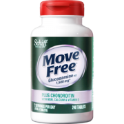 临期神价 美国进口 Schiff Move Free 高钙氨糖软骨素+钙片+维D 240粒