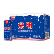 限区域、88VIP：光明牌 冰淇淋风味 牛奶饮料200ml*12盒/整箱+凑单