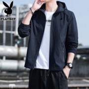 PLUS会员：PLAYBOY 花花公子 男士休闲棒球服 Ji7iNCT7