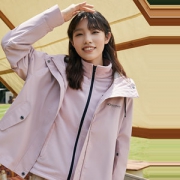 Discovery 男女三合一冲锋衣 外层抗暴雨 内层防静电