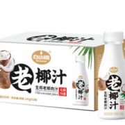 新鲜生榨！椰谷 白小楠 生榨老椰肉汁 245g*10瓶整箱