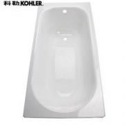 KOHLER 科勒 K-941T-0 索尚 嵌入式铸铁浴缸 无扶手 配原装PVC排水