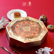神价格！故宫食品 朕的心意 2021年八角盒系列 悦棠 月饼中秋礼盒 400g+玉兔望月香囊
