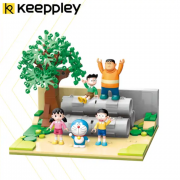 PLUS会员：QMAN 启蒙 Keeppley 哆啦A梦系列 K20409 水泥管空地