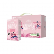 蒙牛 脱脂纯牛奶 250ml*24包*2件