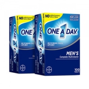 拜耳旗下 One A Day 男士21种复合维生素 100粒*2瓶