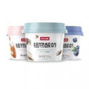 PLUS会员：NONGFU SPRING 农夫山泉 植物酸奶 巴旦木味 135g *12杯装