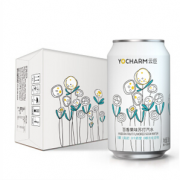 有券的上：Yocharm 云臣 百香果味 气泡苏打水 330ml*24罐