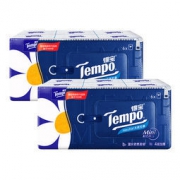Tempo 得宝 Mini系列 手帕纸 4层5张12包（210mm*210mm）