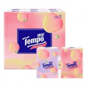 Tempo 得宝 甜心桃手帕纸 4层7片12包