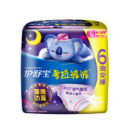 whisper 护舒宝 超长夜用 考拉裤卫生巾 6片装