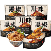 PLUS会员：和府捞面  加热即食锅气炒饭 川味炒饭*3+土豪黑椒炒饭*3