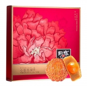 Huamei 华美 月饼礼盒 蛋黄莲蓉月饼礼盒 620g*4件