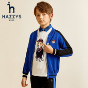 HAZZYS 哈吉斯 男童针织开衫外套