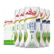 新西兰进口 安佳 3.6高钙脱脂牛奶 250ml*16盒*3次