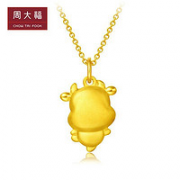 CHOW TAI FOOK 周大福 EOF83 牛年生肖金足金吊坠 2.2克