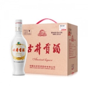 官旗发售 古井贡酒 老瓷瓶装 50度浓香型纯粮白酒 500ml*6瓶