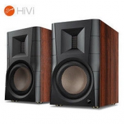HiVi 惠威 D300有源HIFI音响 多媒体无线蓝牙5.0书架箱 电脑电视家用桌面音箱 等磁场带式高音喇叭