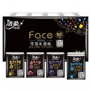 天猫U先：C&S 洁柔 黑Face系列 手帕纸 4层*6片*30包  182*186mm