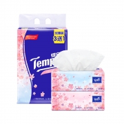 聚划算百亿补贴：Tempo/得宝 淡雅樱花味 抽纸 4层90抽4包（160*195mm）
