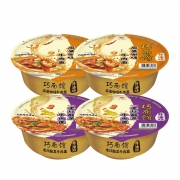 限地区、88VIP：Uni-President 统一 巧面馆非油炸麻婆咖喱+红油老坛酸菜118g*2碗+126g*2碗