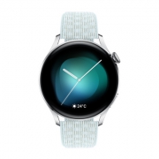 25日0点：HUAWEI 华为 WATCH 3 智能手表 46mm 灰蓝尼龙表带