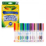 Crayola 绘儿乐 58-8824 可水洗水彩笔 24色