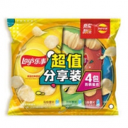 Lay's 乐事 薯片 （原味+ 黄瓜味+ 烧烤味 +红烩味） 70g*4包