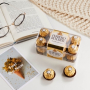 教师节好礼：Rocher 费列罗 榛果威化巧克力 16粒x2盒