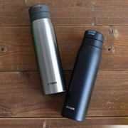 新低！一键开盖，比膳魔师轻：600ml大容量 虎牌 SAHARA系列不锈钢保温杯MCX-A602