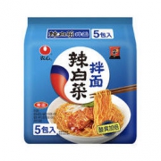 有券的上：NONGSHIM 农心 韩式秘制辣白菜拌面 方便面 132g*5包