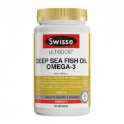 Swisse 无腥味深海鱼油软胶囊 1000mg*90粒 软化血管降三高