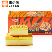松软可口！LYFEN 来伊份 虎皮乳酸菌味 蛋糕 240g