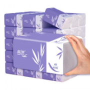 蓝漂 家用实惠装抽纸 400张*4包