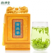 PLUS会员：绿满堂 特级一等 贡品茶 黄山毛峰 120g 礼盒装