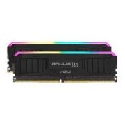 Crucial 英睿达 16GB(8G×2)套装 DDR4 4000频率 台式机内存条 Ballistix铂胜MAX系列 RGB内存 美光原厂颗粒