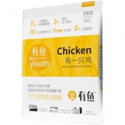YOOIU 有鱼 鸡肉冻干双拼猫粮 尝鲜装60g+蓓尔萌 猫条