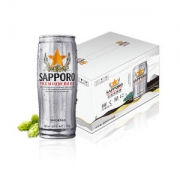日本三宝乐 札幌啤酒 650ml*6听