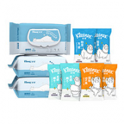 Kleenex 舒洁 湿厕纸 家庭装80片*3包+7片*6包便携装