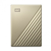 Western Digital 西部数据 My Passport Ultra系列 2.5英寸 Type-C便携移动机械硬盘 4TB 金色 精英款