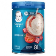 Gerber 嘉宝 米粉婴儿辅食 番茄牛肉米粉 宝宝高铁米糊3段250g(8-36个月适用)