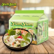 养养YUMYUM  泰国进口 青咖喱味汤面 70g*5袋*两件装