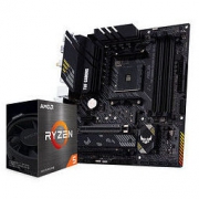 ASUS 华硕 TUF GAMING B550M-PLUS (WI-FI)重炮手主板+AMD 锐龙5 5600G CPU处理器 盒装 板U套装